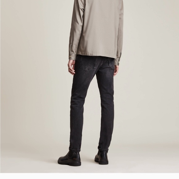 All Saints Rex Jeans faded black size 28 - Picture 2 of 7